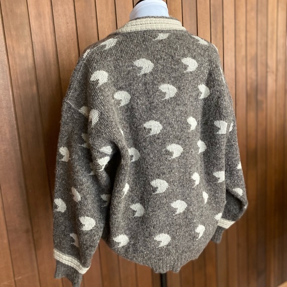 Vintage 80s Oversized Mohair Sweater - Picture 3 of 4